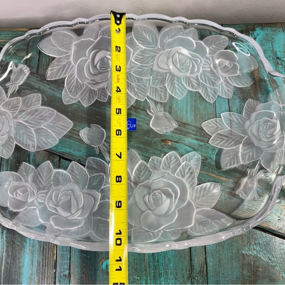 Studio Nova Vintage Winter Rose Set of 2 Trays Japan Floral - Picture 14 of 16